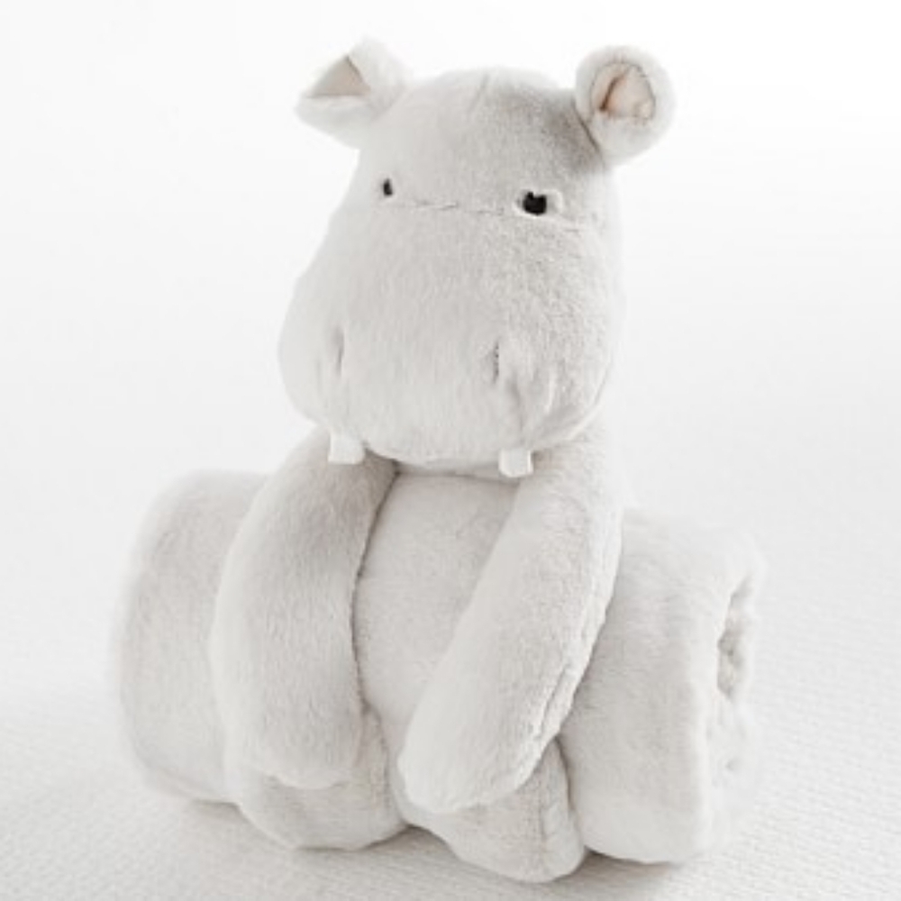 ISO Pottery Barn Kids Hippo and Blanket set